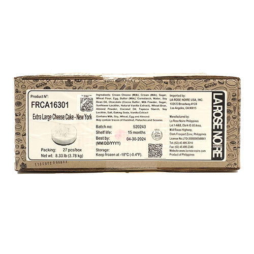 Wholesale La Rose Noire Cheesecake New York Extra Large 5oz- Bulk