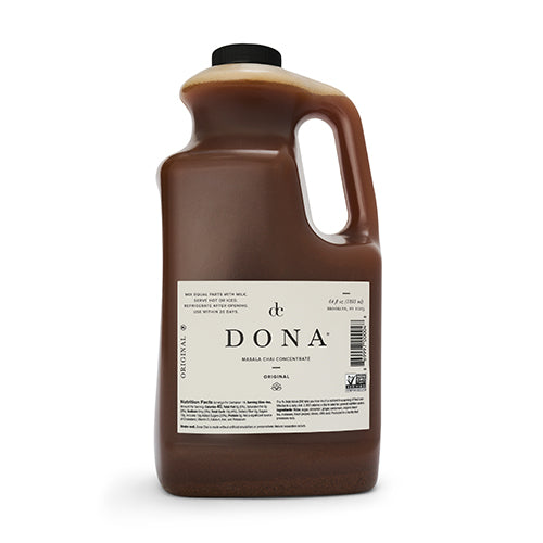 Wholesale Dona Masala Chai Concentrate 64oz- Bulk