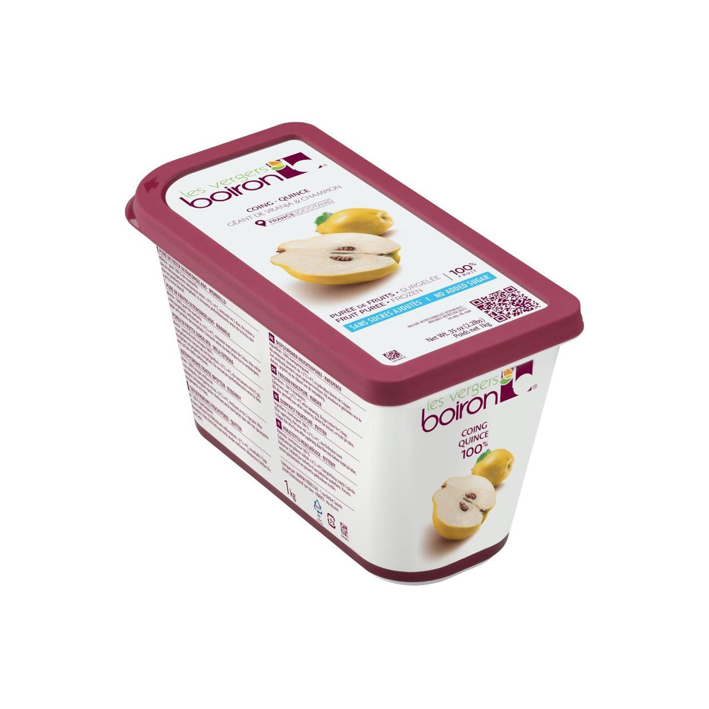 Wholesale Boiron Boiron 100% Quince Fruit Puree 1kg- Bulk