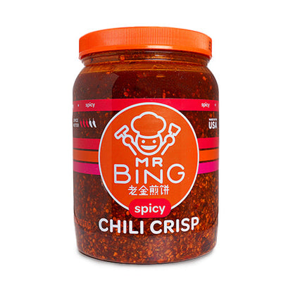 Wholesale Mr Bing Chili Crisp - Spicy 64oz- Bulk