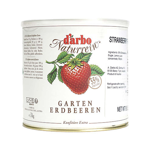 Wholesale Darbo Jam Strawberry Darbo 3kg- Bulk