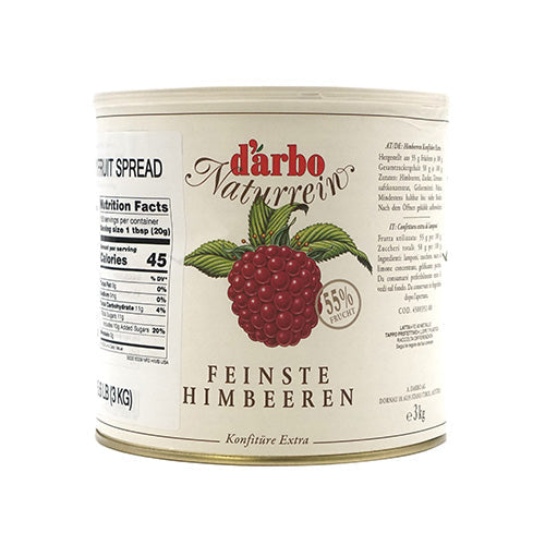 Wholesale Darbo Raspberry Jam 3kg- Bulk