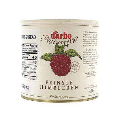 Wholesale Darbo Raspberry Jam 3kg- Bulk