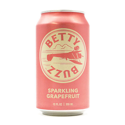 Wholesale Betty Buzz Betty Buzz Sparkling Grapefruit 12oz- Bulk