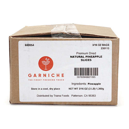 Wholesale Garniche DRIED PINEAPPLE GARNICHE 1lb- Bulk