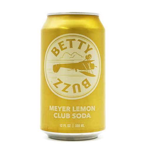 Wholesale Betty Buzz Betty Buzz Meyer Lemon Club Soda 12oz- Bulk