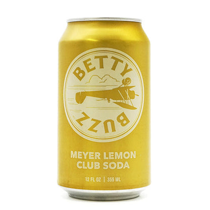 Wholesale Betty Buzz Betty Buzz Meyer Lemon Club Soda 12oz- Bulk