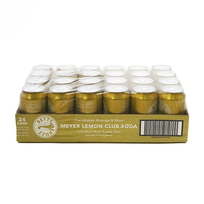Wholesale Betty Buzz Betty Buzz Meyer Lemon Club Soda 12oz- Bulk