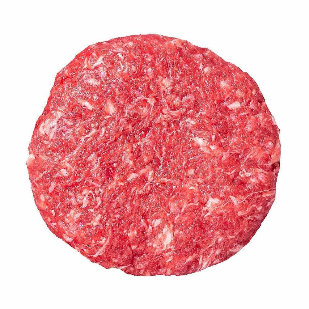 Wholesale Prime Provisions Beef Steakhouse Patty 1 Inch Thick 4.125 Inch DIA 8 Oz- Bulk
