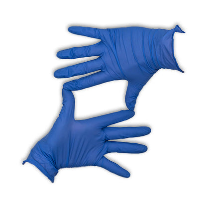 Wholesale BoxNCase Small Blue Nitrile Gloves- Bulk