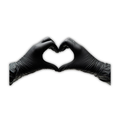 Wholesale BoxNCase Black Nitrile Gloves Small- Bulk