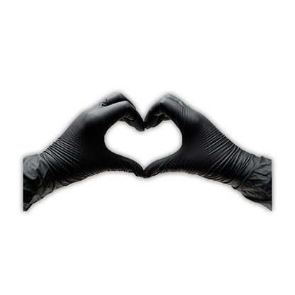 Wholesale BoxNCase Black Nitrile Gloves Xl- Bulk