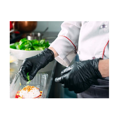 Wholesale BoxNCase Black Nitrile Gloves Xl- Bulk