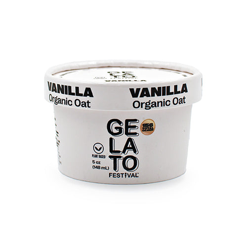 Wholesale Gelato Festival "Oat Vanilla Gelato 5 Oz. Single Serve (Vegan) 5oz- Bulk