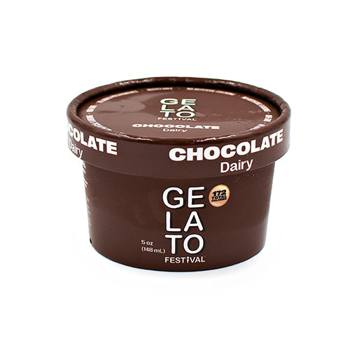 Wholesale Gelato Festival "Chocolate Gelato 5 Oz. Single Serve (Dairy) 5oz- Bulk