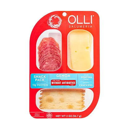 Wholesale Olli Salumeria Olli Genoa Fontina Snack Pack 2oz- Bulk