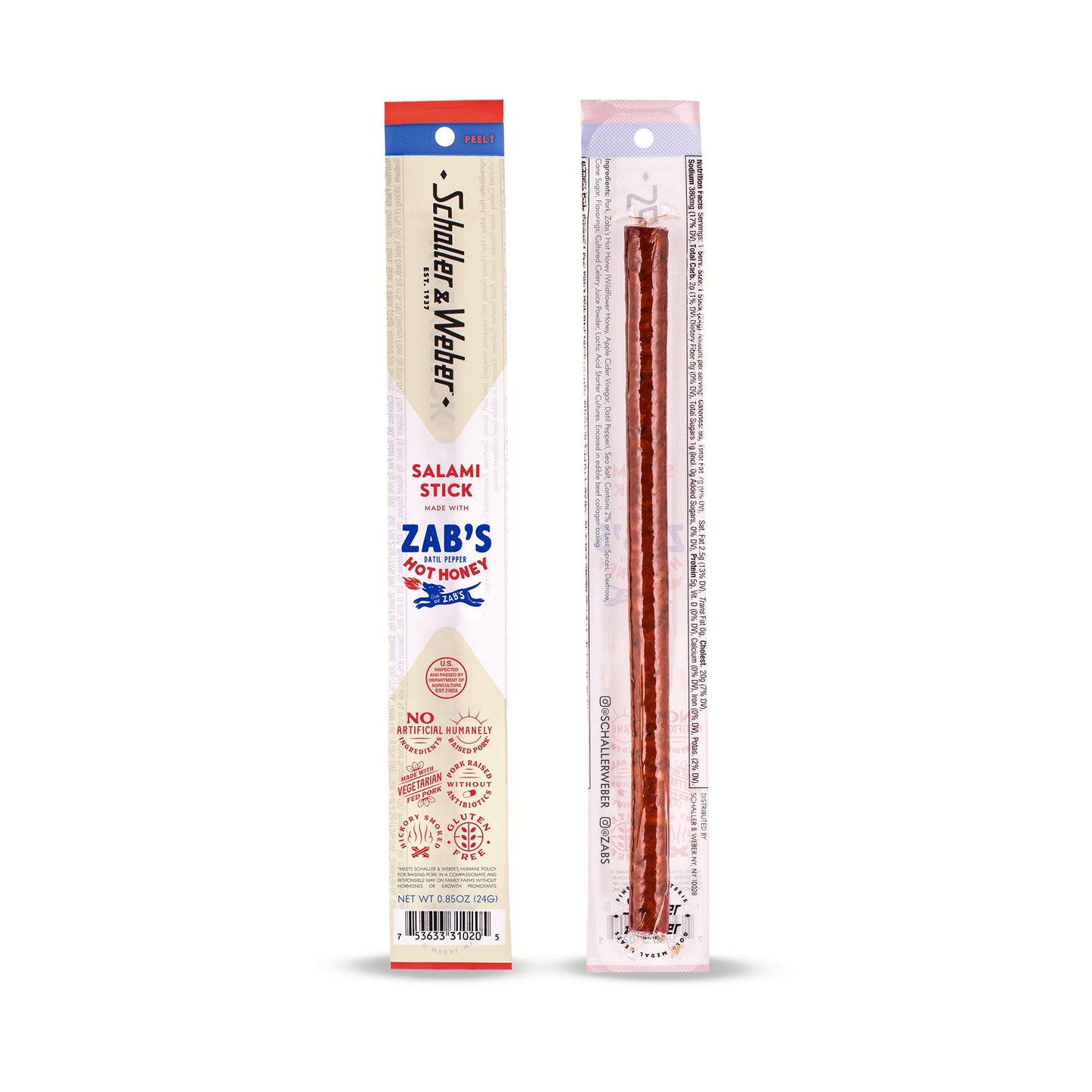 Wholesale Schaller & Weber Hot Honey Salami Stick- Bulk