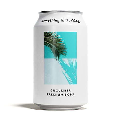 Wholesale Something & Nothing Cucumber Premium Soda 12oz- Bulk