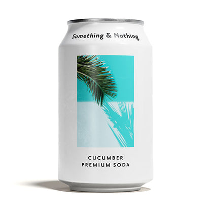 Wholesale Something & Nothing Cucumber Premium Soda 12oz- Bulk