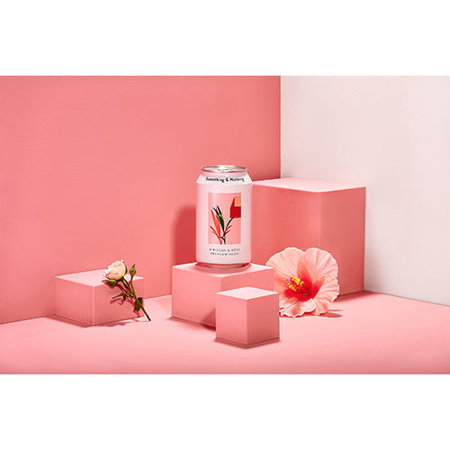 Wholesale Something & Nothing Hibiscus & Rose Premium Soda 12oz- Bulk