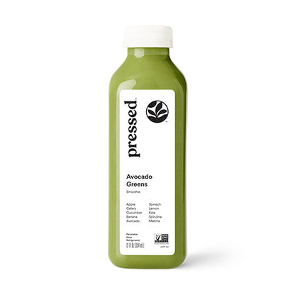 Wholesale Pressed Avocado Green Smoothie 12oz- Bulk