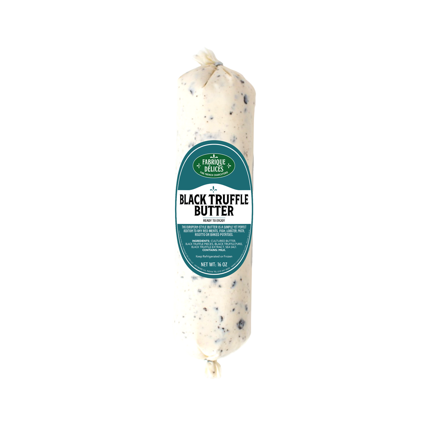 Wholesale Fabrique Delices Black Truffle Butter Medallion 2oz- Bulk