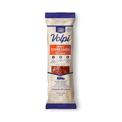 Wholesale Volpi Hot Soppressata 8oz- Bulk