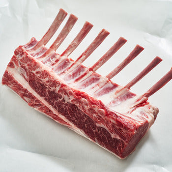 Wholesale Mosner Australian Frenched Lamb Rack 32-34 Oz 35lb- Bulk