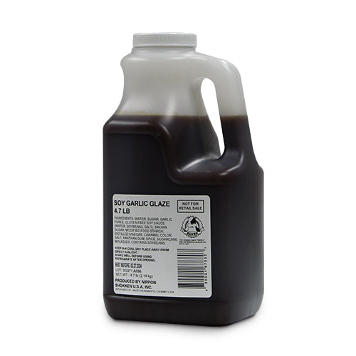 Wholesale Nippon Shokken Soy Garlic Glaze Sauce 4.7lb- Bulk