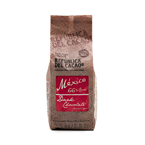 Wholesale Republica Del Cacao Republica Del Cacao Mexican 66% Dark Chocolate 2.5kg- Bulk