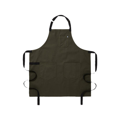 Wholesale Hedley & Bennett Olive Green Essential Apron- Bulk