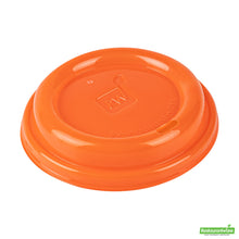 Wholesale Restaurantware Restpresso Glossy Tangerine Orange Plastic Coffee Cup Lid - Fits 8, 12, 16 and 20 oz- Bulk