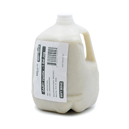 Wholesale Gelato Festival Vanilla Soft Serve Gelato Dairy- Bulk