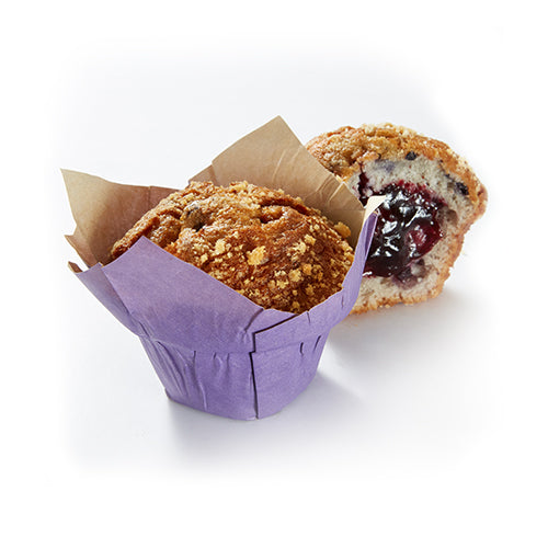 Wholesale Mademoiselle Desserts Blueberry Muffin Filled with Blueberry 120g- Bulk
