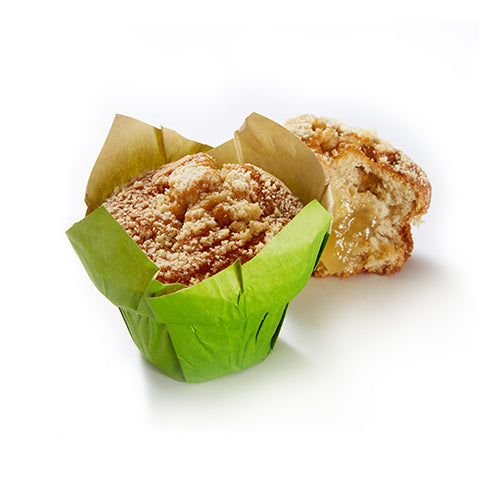 Wholesale Mademoiselle Desserts Apple & Cinnamon Muffin Filled with Apple 120g- Bulk