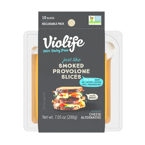 Wholesale Violife Smoked Provolone Slices 2.2lb- Bulk