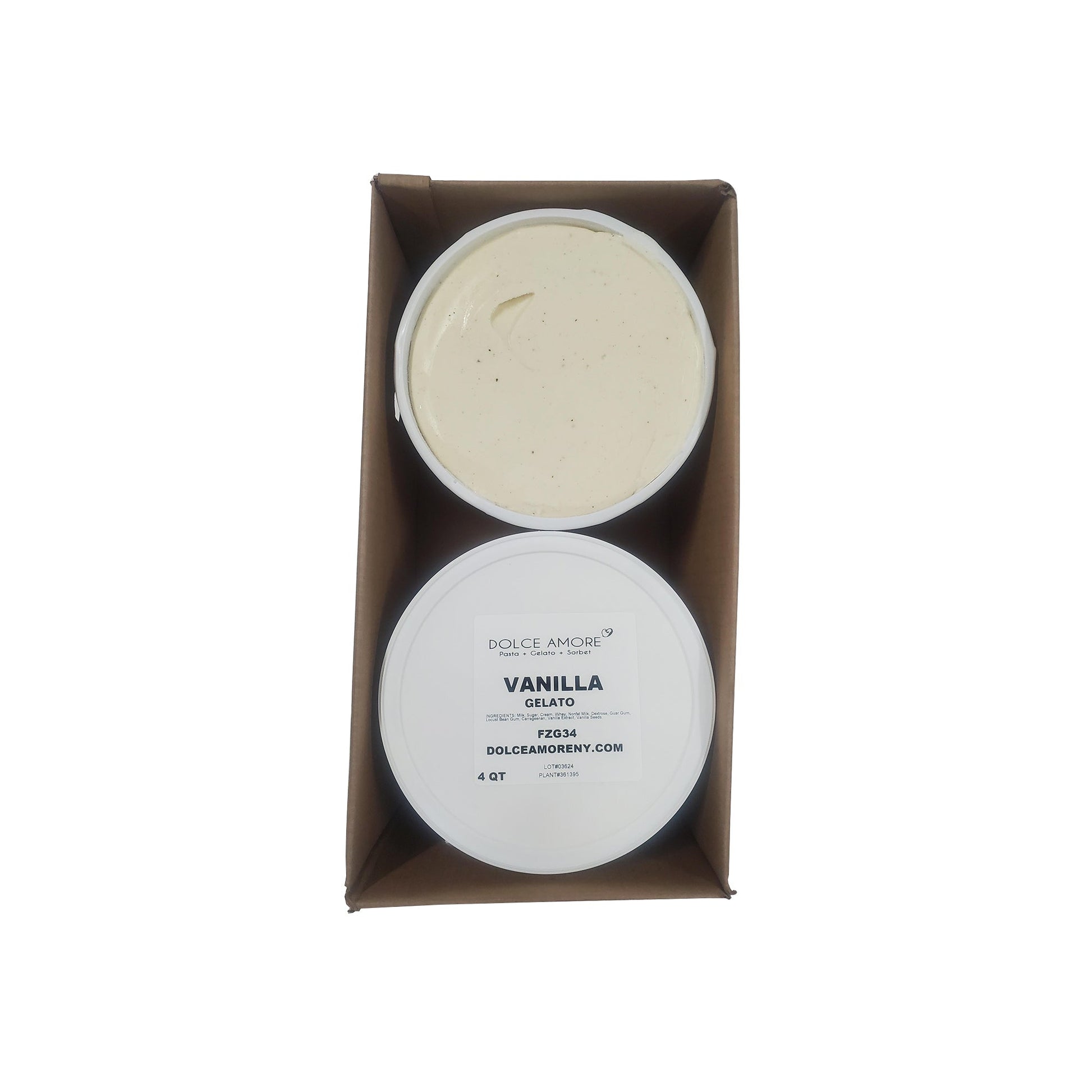 Wholesale Dolce Amore Vanilla Gelato- Bulk