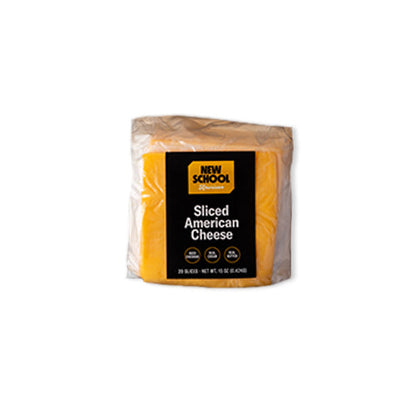 Wholesale New School American Sliced American Cheese 15oz- Bulk