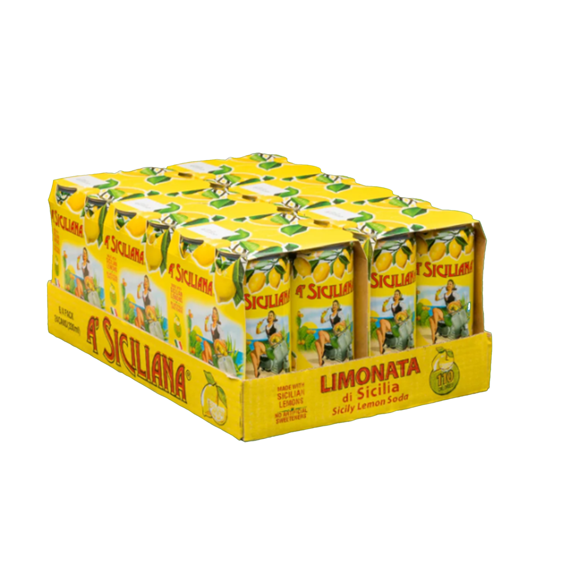 Wholesale A'siciliana Italian Lemon Soda- Bulk