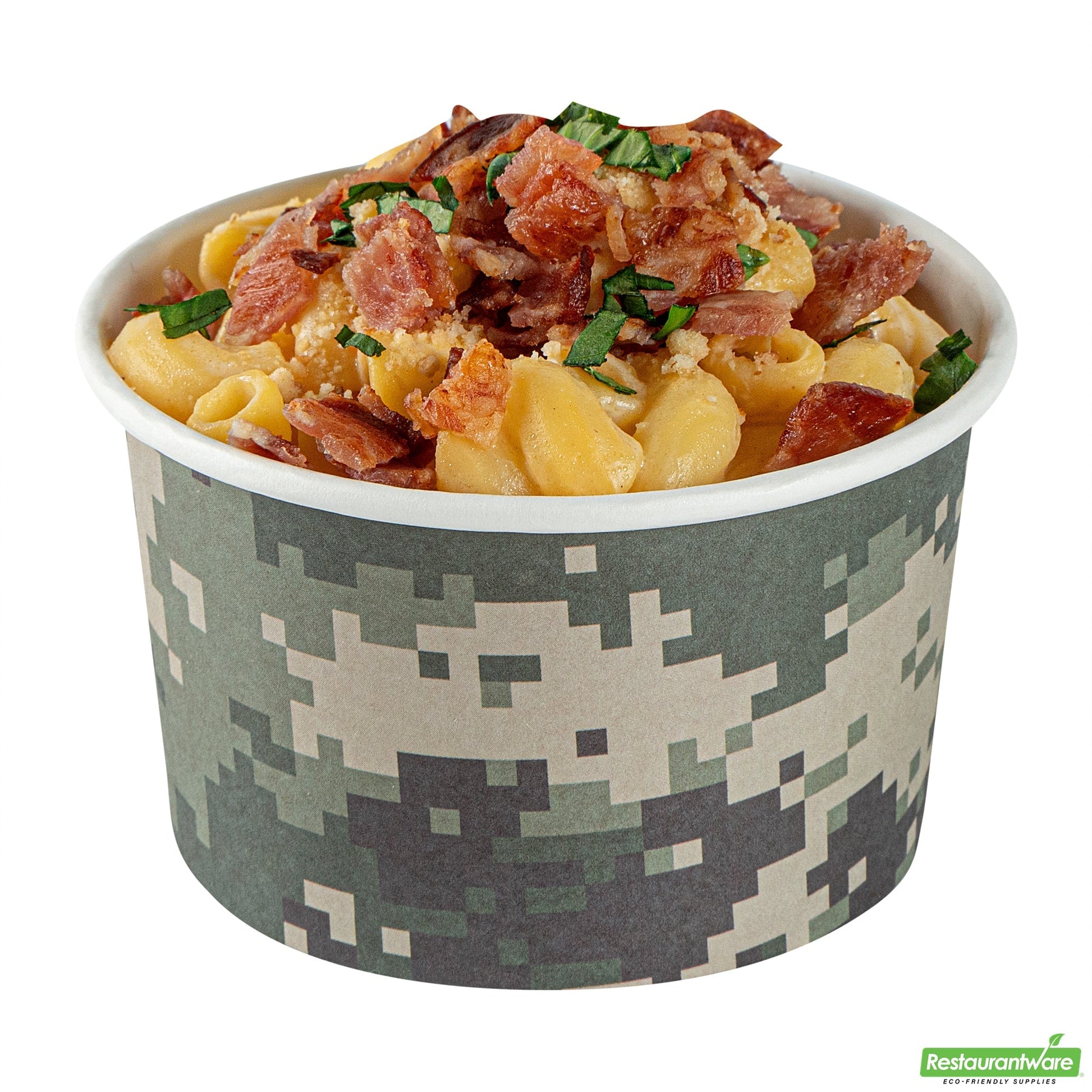 Wholesale Restaurantware 5 Oz Round Camouflage Paper To Go Cup- Bulk