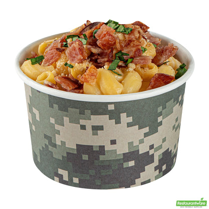 Wholesale Restaurantware 5 Oz Round Camouflage Paper To Go Cup- Bulk
