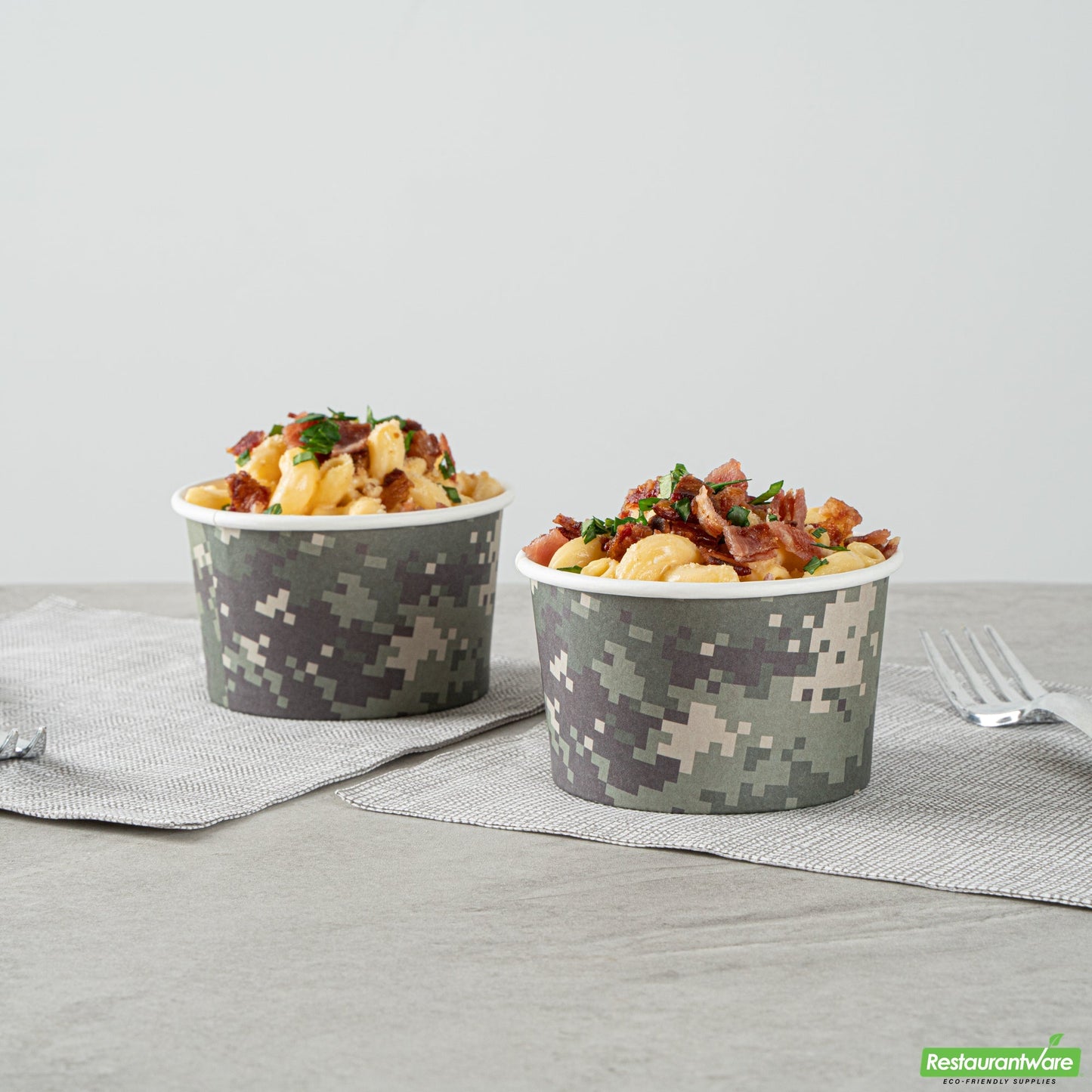 Wholesale Restaurantware 5 Oz Round Camouflage Paper To Go Cup- Bulk