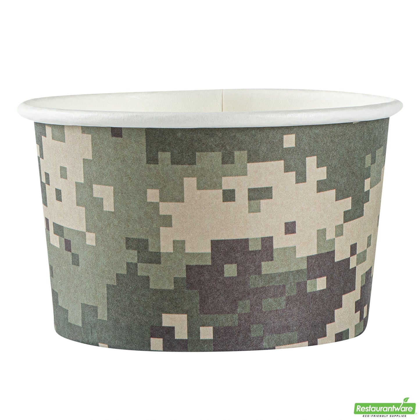 Wholesale Restaurantware 5 Oz Round Camouflage Paper To Go Cup- Bulk