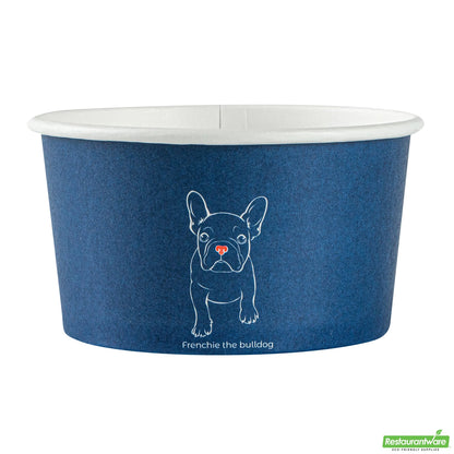 Wholesale Restaurantware 8 Oz Round Frenchie Paper to Go Cup - 3.7" X 3.7" X 2.2"- Bulk