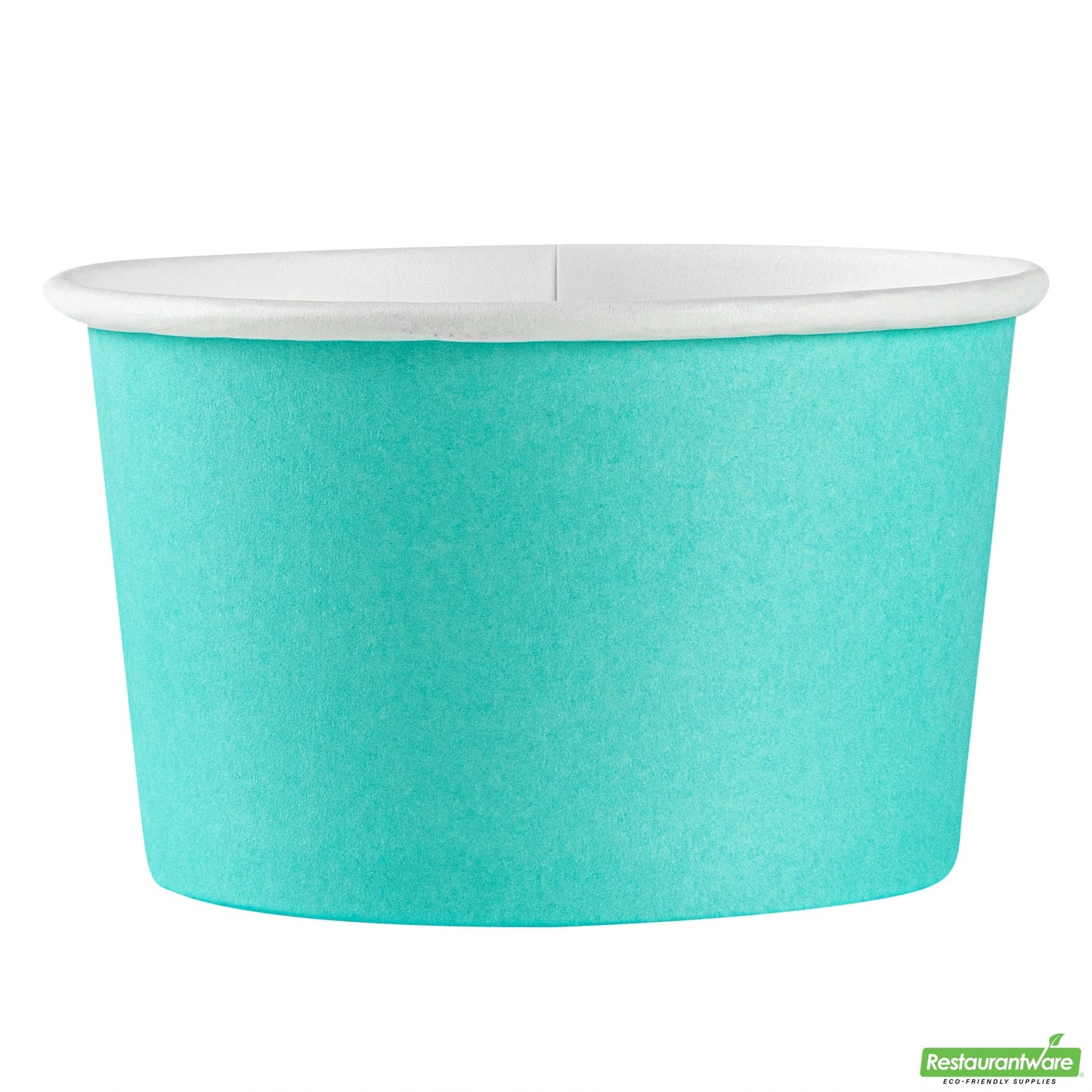 Wholesale Restaurantware 5 Oz Round Turquoise Paper To Go Cup- Bulk