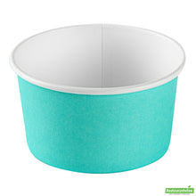 Wholesale Restaurantware 8 Oz Round Turquoise Paper To Go Cup- Bulk