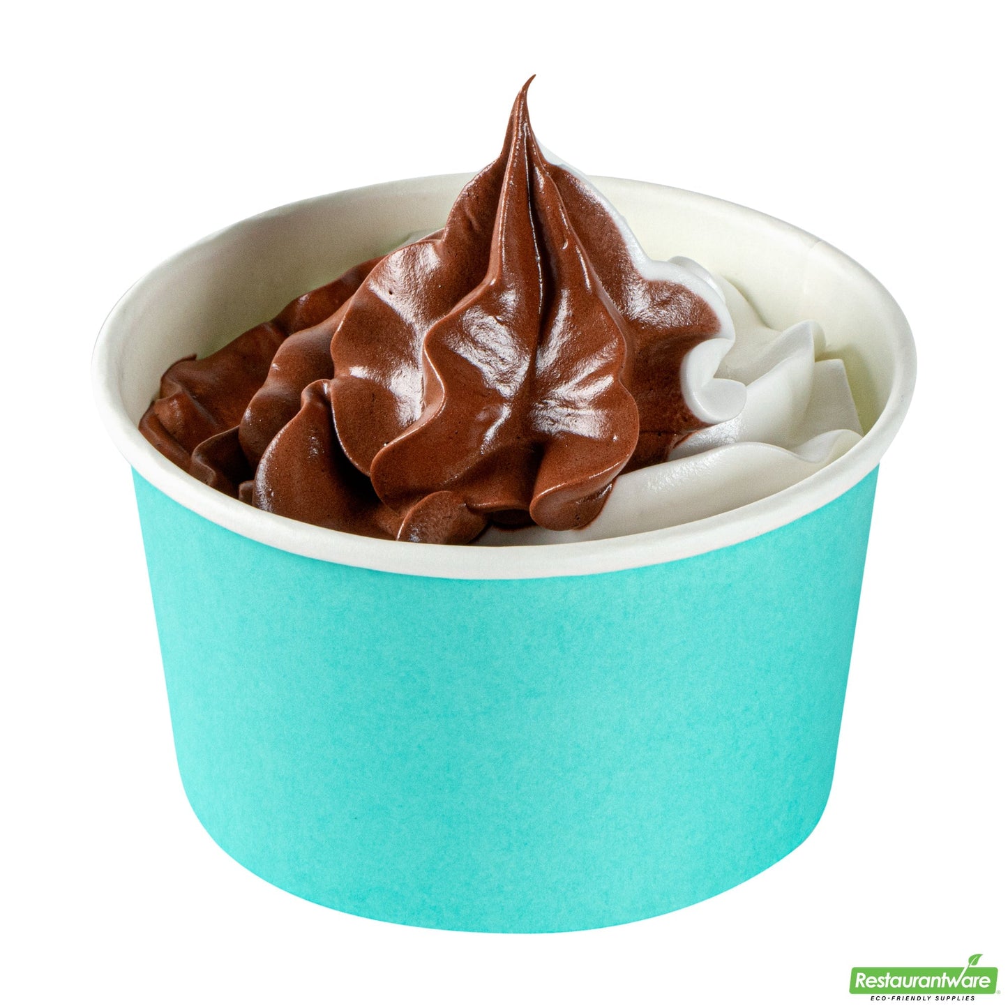 Wholesale Restaurantware 12 Oz Round Turquoise Paper To Go Cup- Bulk