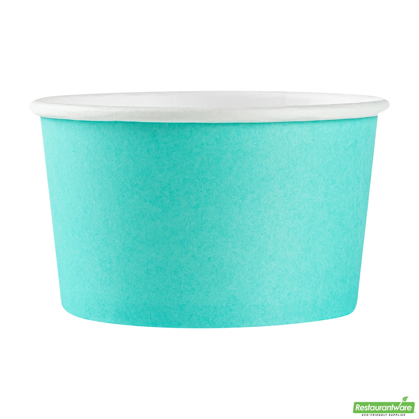 Wholesale Restaurantware 12 Oz Round Turquoise Paper To Go Cup- Bulk