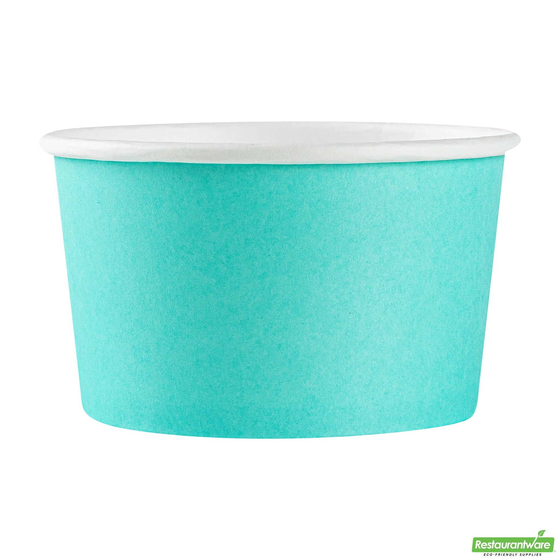 Wholesale Restaurantware 12 Oz Round Turquoise Paper To Go Cup- Bulk