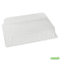 Wholesale Restaurantware Taipei Rectangle Clear Plastic Lid - Fits 15 1/4 x 10 3/4 Poplar Plate- Bulk